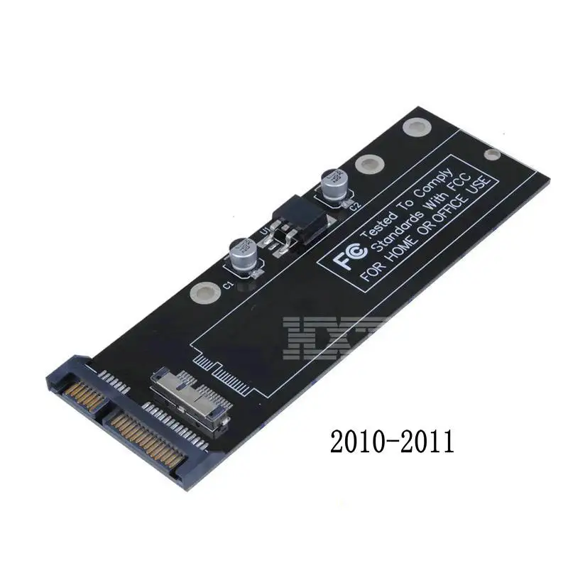 Большой-Q 12+ 6pin SSD HDD на SATA 22Pin жесткий диск картридж карта адаптер для Apple 2010 2011 Macbook Air A1369 A1370 SSD - Цвет: Белый