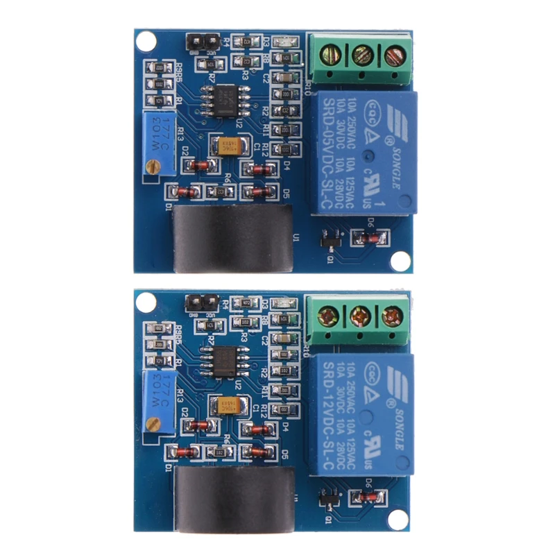 

5A Overcurrent Protection Relay Module AC Current Detection Board 12V/5V Relay