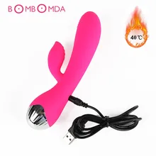 Heating 10 Speed Vibrators Sex Toys for Woman,G spot Vibrating Dildo Anal Vibrator Magic Wand Massager Adult Sex Toys for Woman
