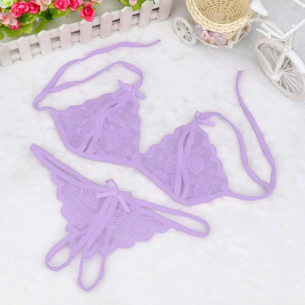 

2019 Women Sexy Lingerie Lace Underwear Sleepwear G-string Lingerie Conjunto Cueca Y