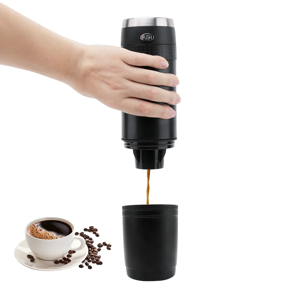 

240ml Electric Coffee Machine Portable Pressure Espresso Coffee Maker Coffee Filter Using Capsule For Home Office Travel
