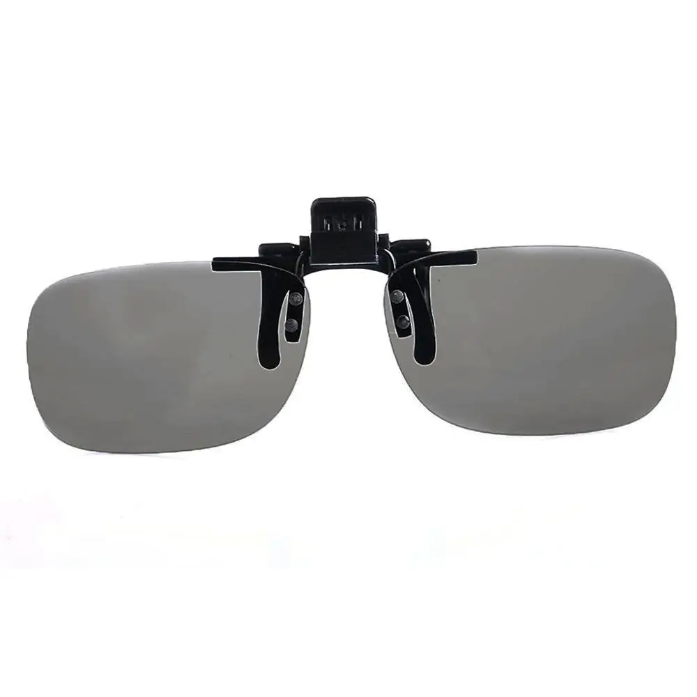 1 PC Clip On type Passive Circular Polarized 3D Glasses Clip for 3D TV Movie