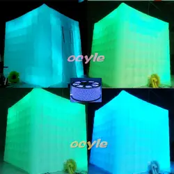 Ocyle Высокое качество пользовательские Свадебная вечеринка Надувные Photobooth LED photo booth палатка