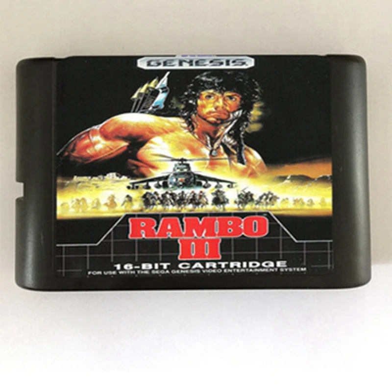 Rambo III игровой картридж новейшая 16 бит игровая карта для sega Mega Drive/Genesis system