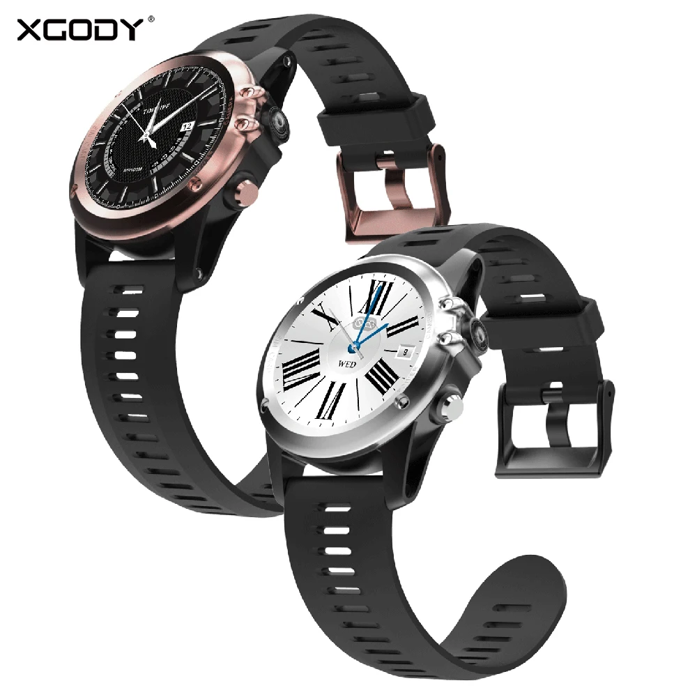

XGODY IP68 Waterproof Smart Watch Men GPS WIFI 3G SIM Card Heart Rate Monitor Fitness Bracelet Connect Android IOS Smartwatch