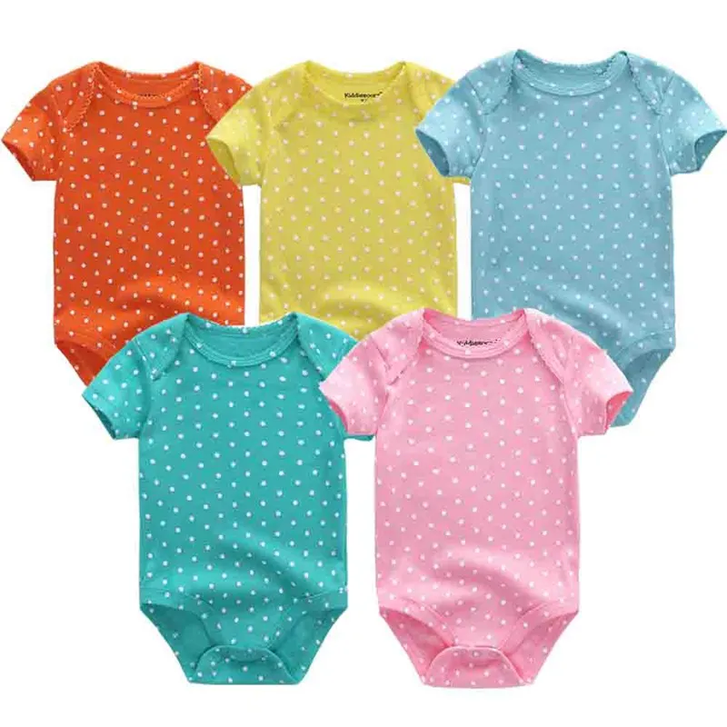 Детские комбинезоны; 8 шт.; комбинезоны с короткими рукавами; Одежда для новорожденных мальчиков; Одежда для маленьких девочек; комбинезон; Roupas de bebe; одежда