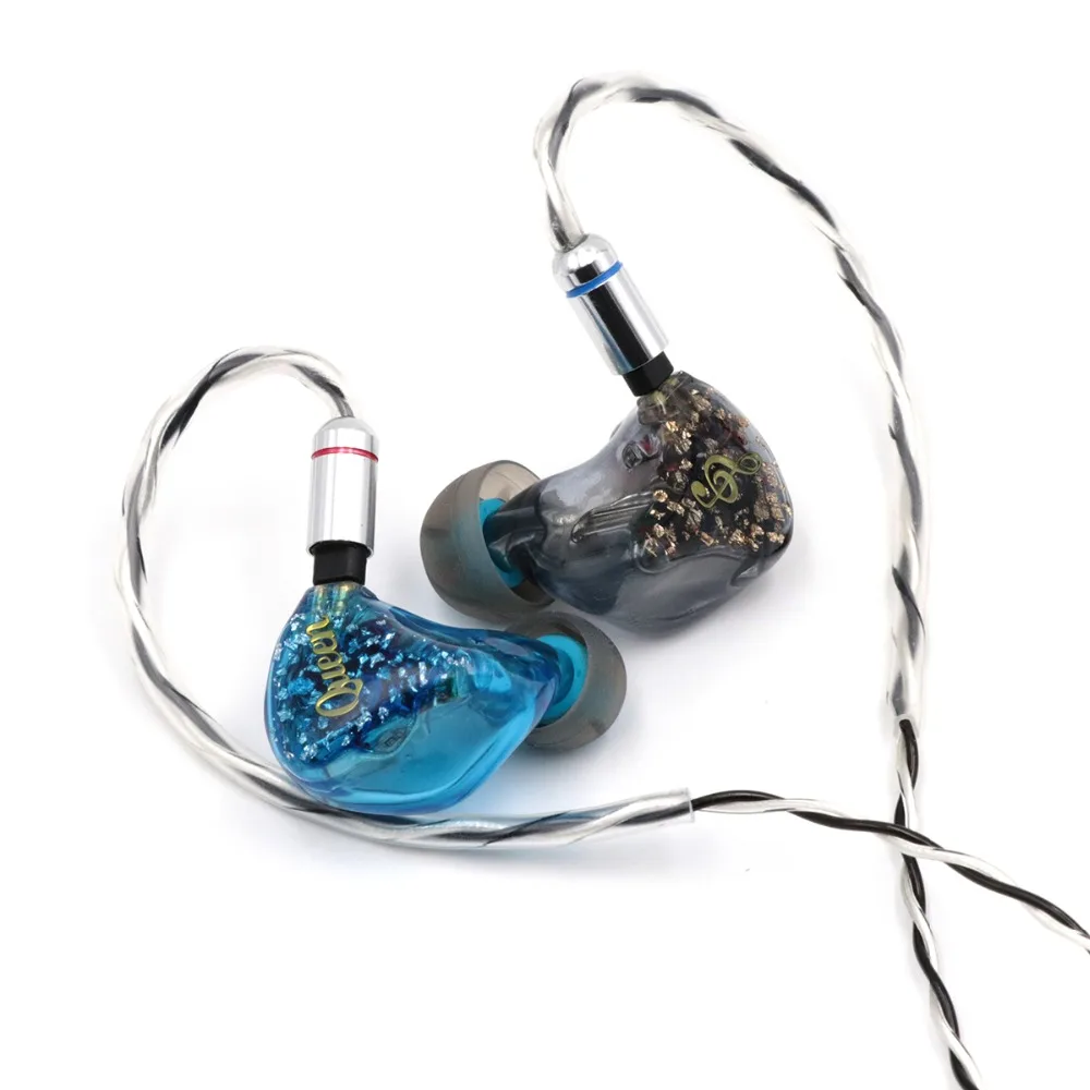 Внутриканальные наушники Queen Audio QM50 5BA с Knowles Sonion сбалансированные арматурные