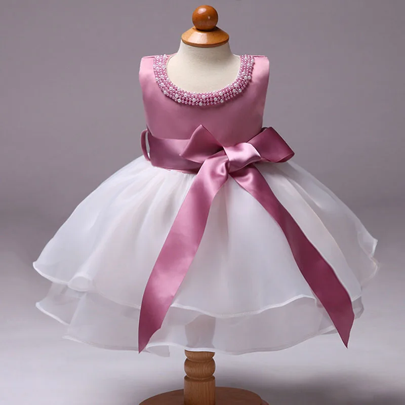 

Dress for Baby Christening Gown First Birthday Party Girl Baby Clothing Ball Gown Toddler Infant Vestido Infantil