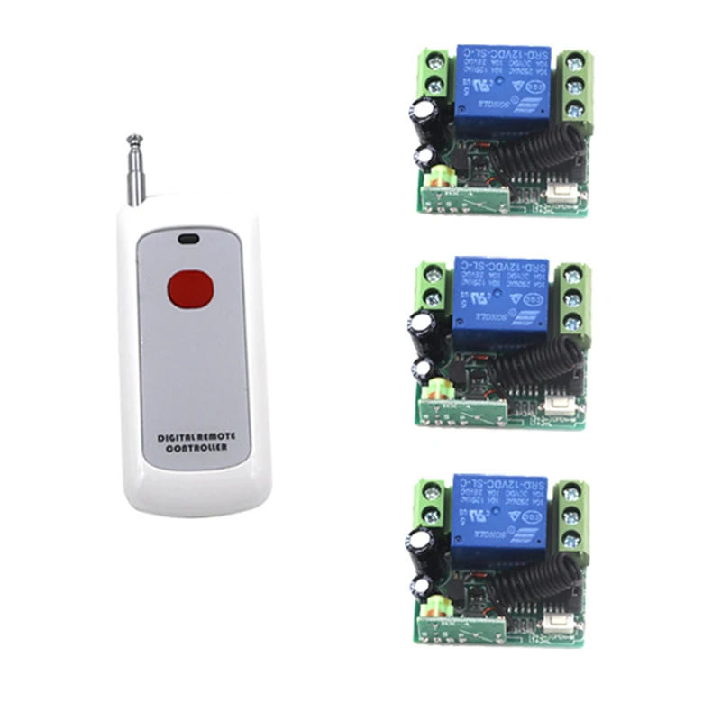 New Arrival DC 12V 1CH Small Wireless Remote Control Radio Switch