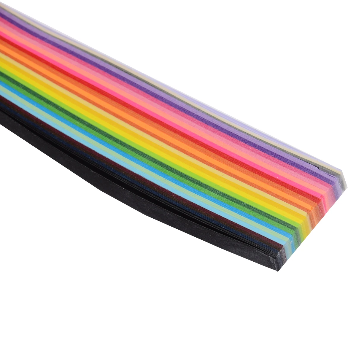2 Sizes 160 Strips Paper Quilling Rolling Tool Colorful Paper for DIY Papercraft Craft Ornament 5*540mm/3*390mm