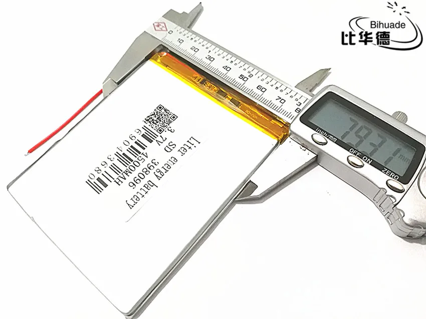 Полимерная литиевая батарея 7 8 9 дюймов планшетный ПК 3,7 V 4500 mah lithiumion 'с высоким качеством