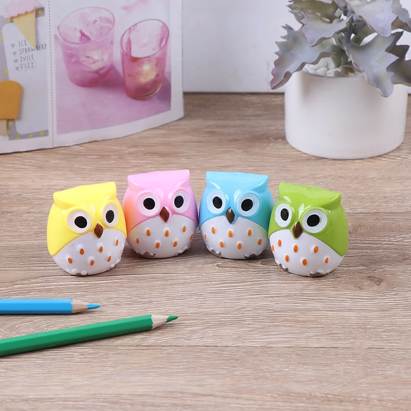 Kawaii 1 шт. точилка для карандаша в виде совы нож резки рекламная Подарочная
