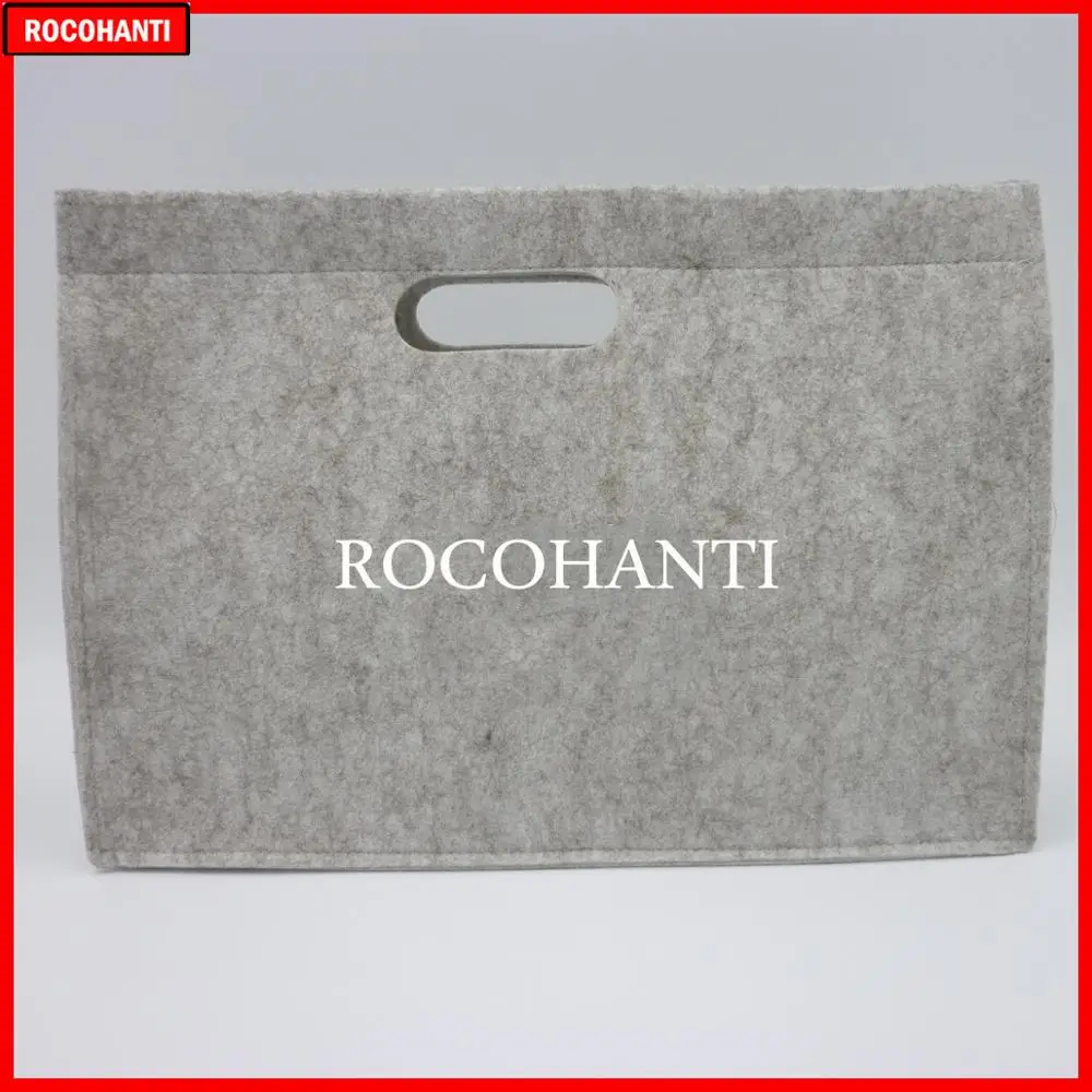 100X Hot selling Notebook Computer Case Carrying Bag Pouch Sleeve Wool Felt Laptop Bag 14" Size Customized Printing Logo