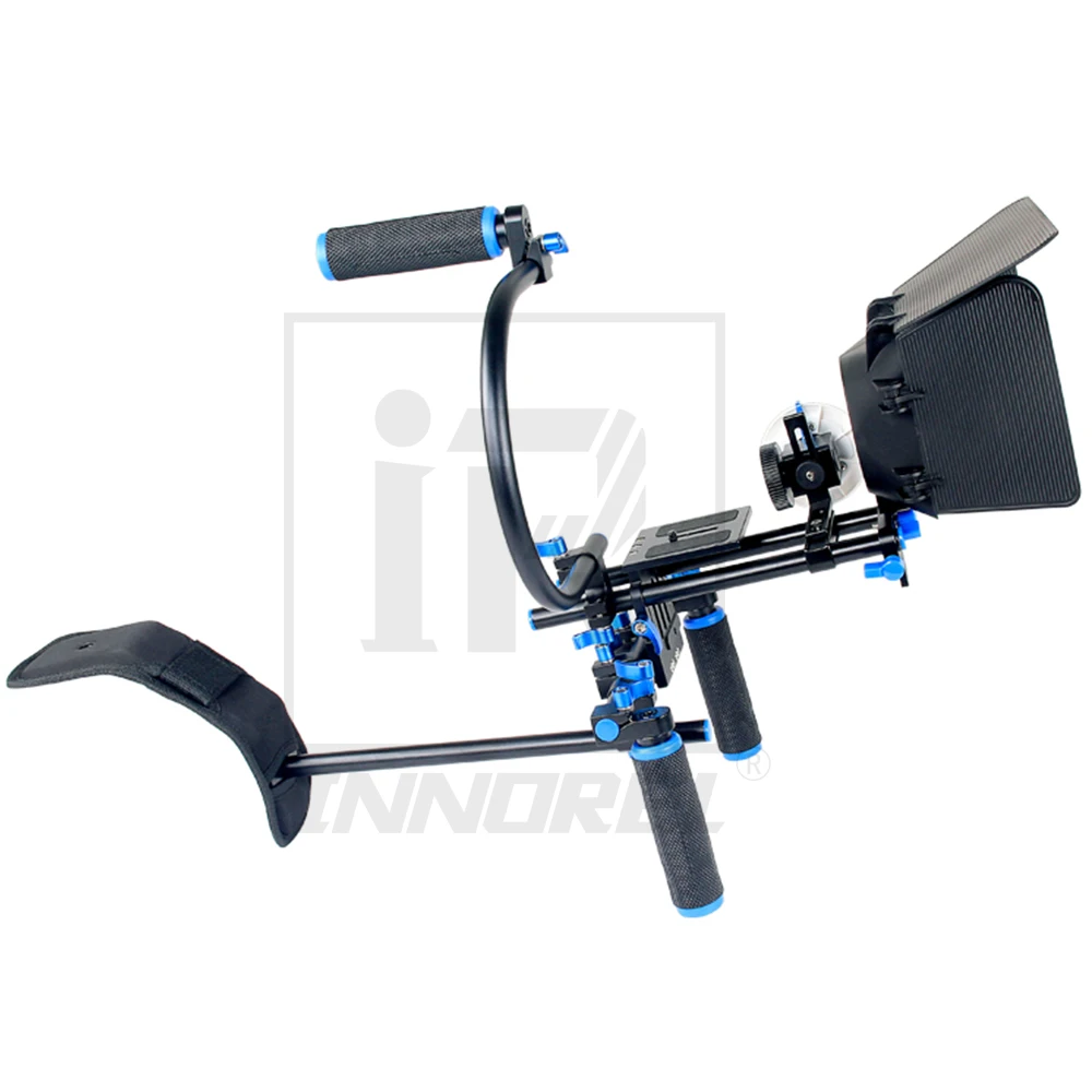 YELANGU D100 DSLR камера Rig клетка плечевой держатель комплект стабилизатор кино пленка