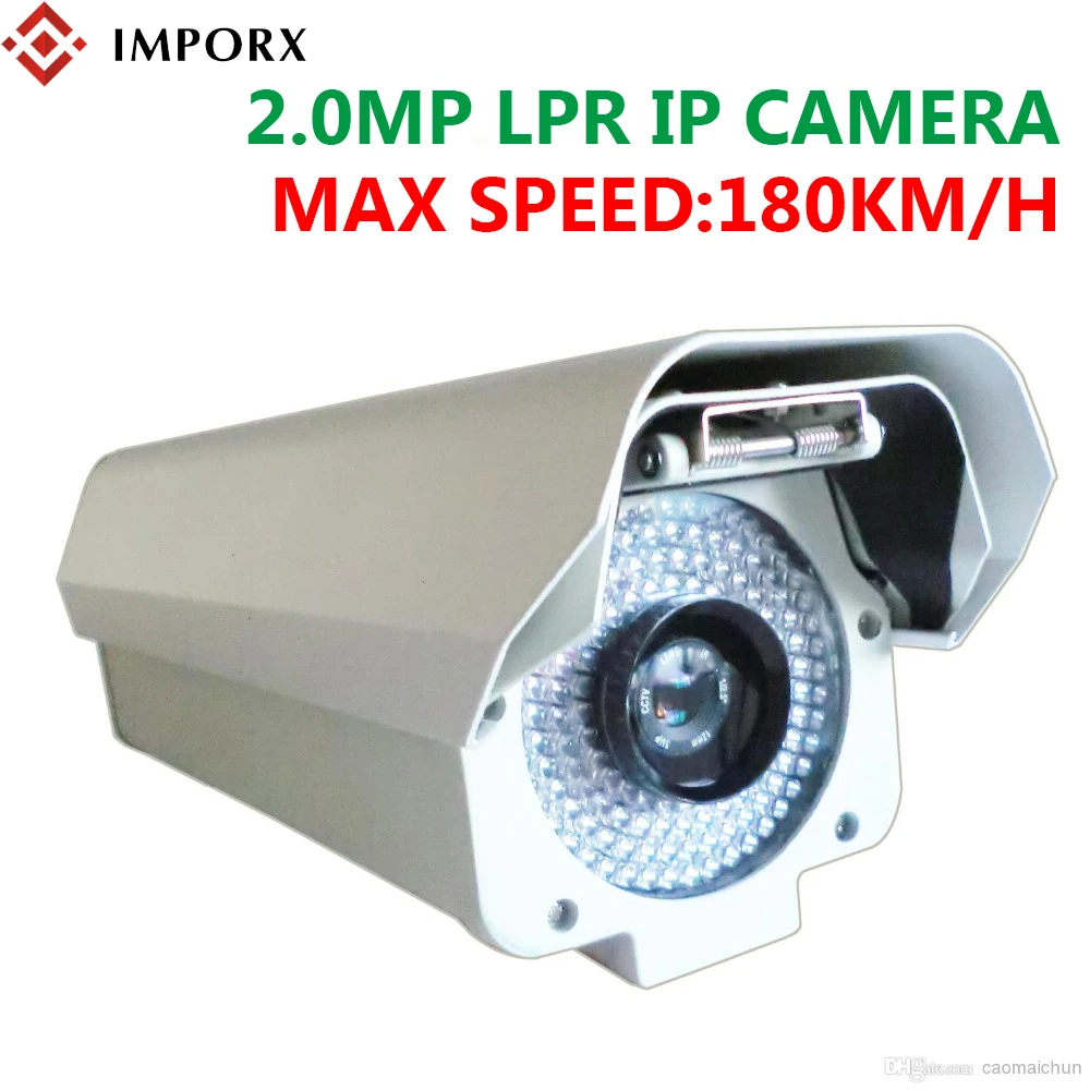 IMPORX HD 2.0MP ip-камера с функцией распознавания номеров открытый Водонепроницаемый 1080 P ИК светодиодный автомобиля номерной знак признания 5