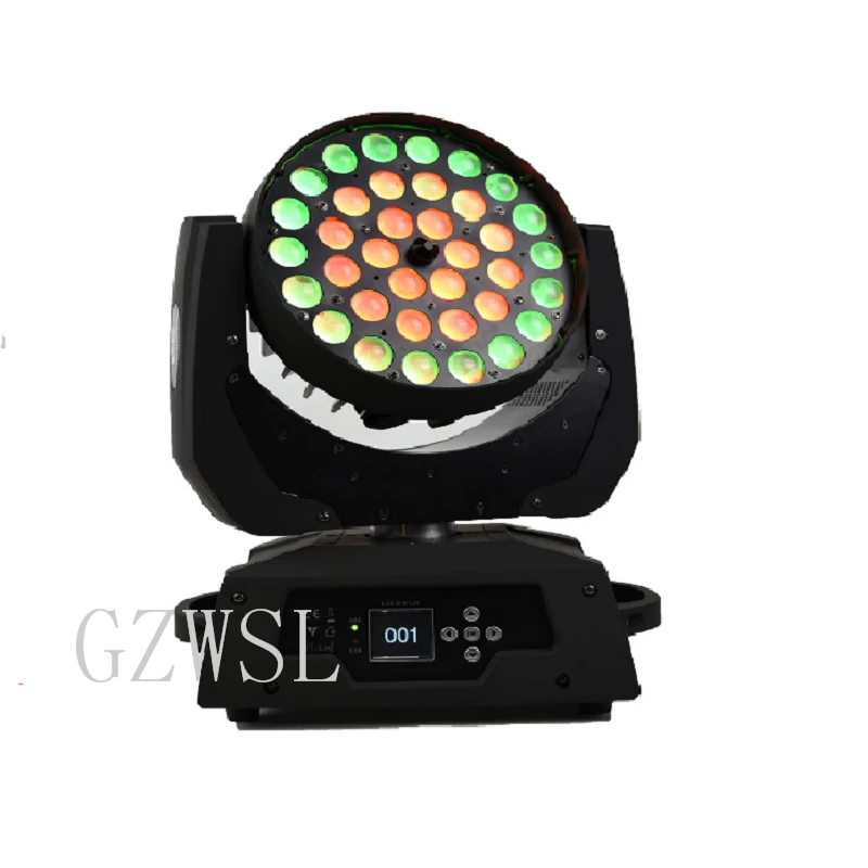 4 шт./лот 36x18 Вт rgbwauv 6in1 led перемещение головы промывочный зум | Освещение