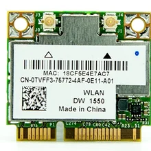 Ssea Wi-Fi Bluetooth 4.0 сетевая карта для Broadcom BCM94352HMB для Dell DW1550 802.11ac Половина Mini pci-e 867 Мбит/с 2.4 г/5 ГГц