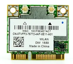 Ssea Новый Wi-Fi Bluetooth 4.0 сетевая карта для Broadcom BCM94352HMB для Dell DW1550 802.11ac Половина Mini pci-e 867 Мбит/с 2.4 г/5 ГГц