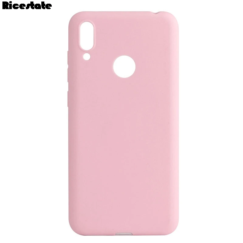 Яркий матовый чехол для Huawei Honor 8C силиконовый из ТПУ мягкий телефона Coque