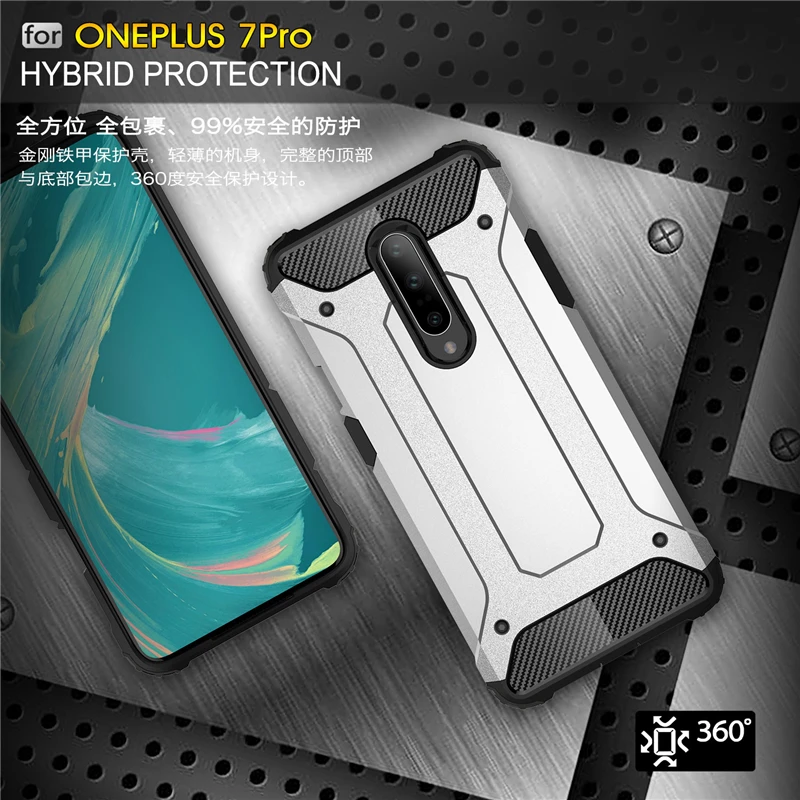

sFor Oneplus 7 Pro Case Shockproof Armor Rubber Heavy Duty Back Fundas Phone Case For Oneplus 7 Pro Cover For Oneplus 7 Pro Case