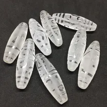 Черепаха назад/водяная волна/Ваджра/Руи 12 мм* 38 мм натуральный кристалл Кварцевый Камень Бисер мощный амулет Тибетский ДЗИ бисер «сделай сам»