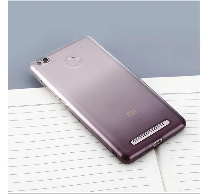 Силиконовый чехол для xiaomi Redmi 3 Pro Hongmi 3 S, 5,0 дюймов, чехол Fundas, ультра тонкий ТПУ чехол для задней панели для xiaomi redrice 3 Pro - Цвет: Brown