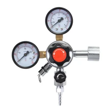 Углерода диоксидный регулятор пива Давление редуктор CO2 регулятор с газовым кабельный разъём с переключателем для пива на свежем воздухе Барные аксессуары