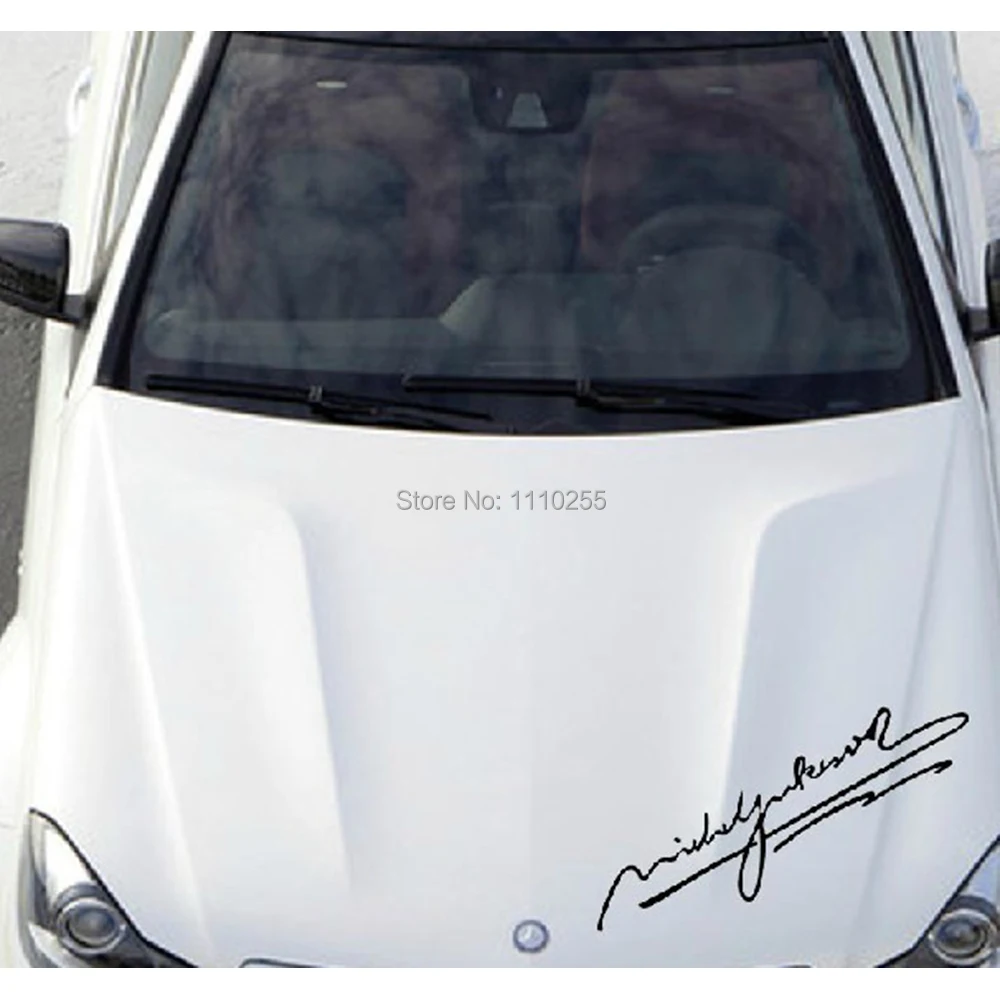 Автостайлинг Aliauto Sigature от Майкла Джексона автомобильные наклейки стикеры