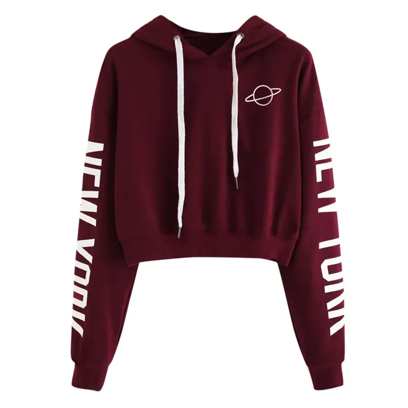 

Fashion Women Tops And Blouses Winter Clothes Hoddies Long Sleeves Letter Print Harajuku Sweatshirt Ropa Mujer 40SP21