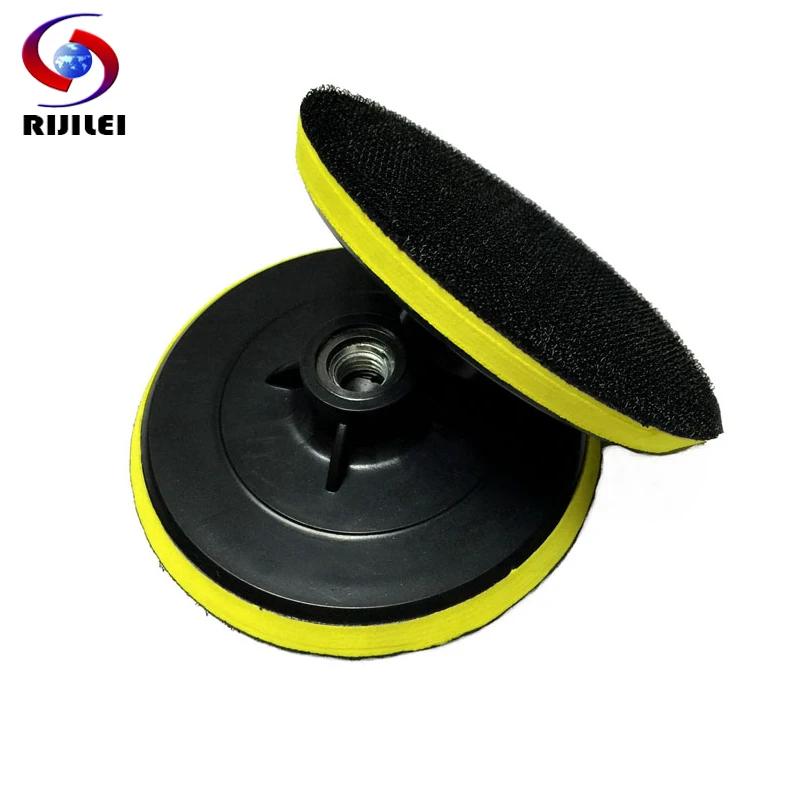 RIJILEI 5Inch Self-Adhesive Disc Polishing Disk M14 Polishing Chuck for Polishing Pad 125mm Rubber Backer Pad 5HFJ