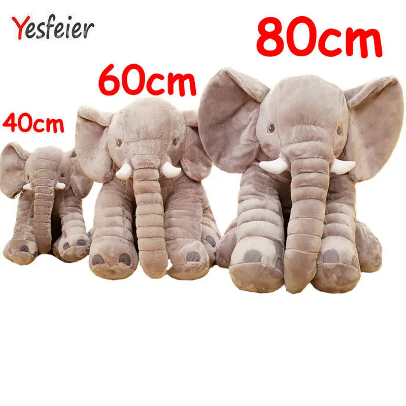 

80cm The large size elephant toy stuffed plush animals elephant doll Baby Accompany Doll Xmas Gift