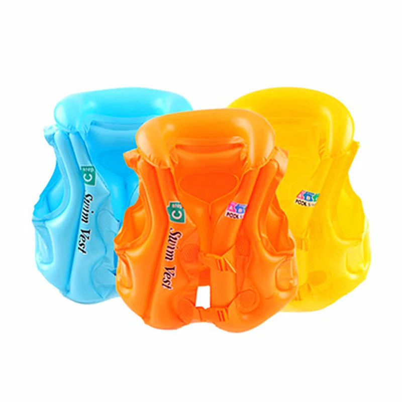 Однотонная одежда водные развлечения для детей безопасности игрушки из ПВХ плавательный страховочный жилет надувные детские игрушки S-L Opp