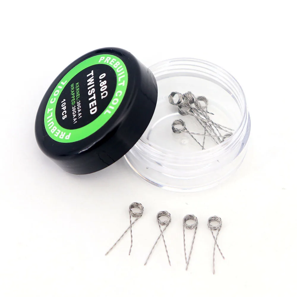 

10pcs twisted Quad Heating Resistance rda coil