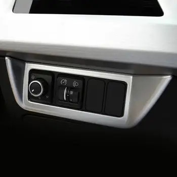 

For Geely Atlas 2016 2017 2018 ABS Plastic Chrome Accessories Headlamps Adjustment Switch Panel Cover Trim sticker Car Styling