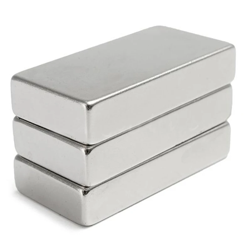 

1X Rectangle Rare Earth Magnet Super Strong Block Cuboid Magnet 50x25x10mm Neodymium N52 Magnetic Materials