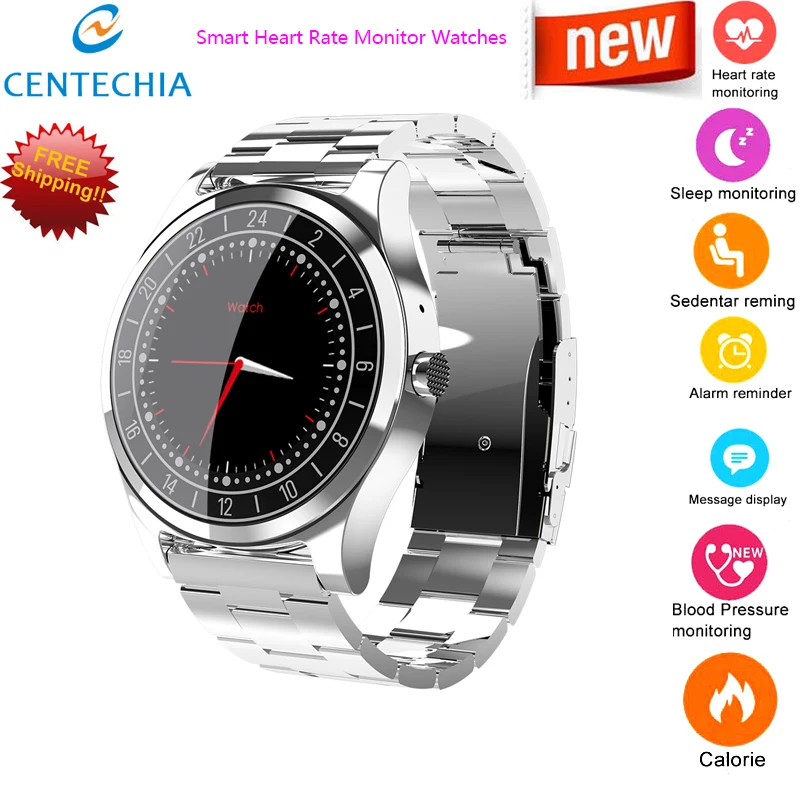 

Smart Men Women Watch with Touch Screen Big Battery Support TF Card Blood Pressure Heart Rate Monitor Pedometer Sports Watch