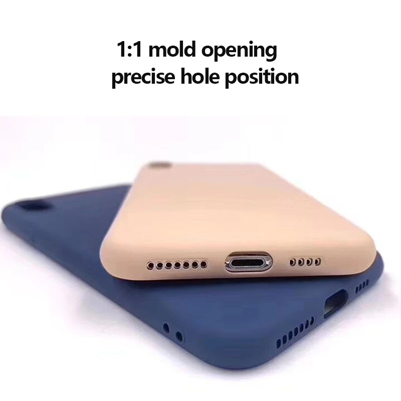 Оригинальный официальный силиконовый чехол для Apple iPhone 7 8 Plus 5 5E 6 6s apple X Xs MAX XR