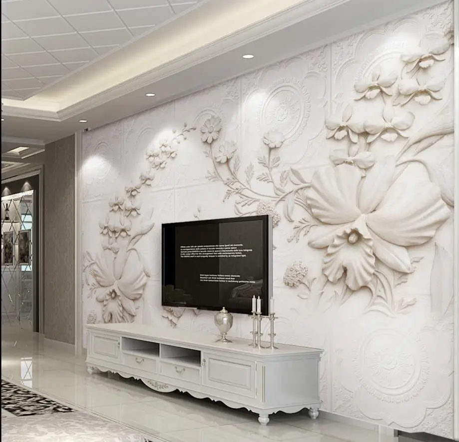 Featured image of post Gesso 3D Papel De Parede 3D Para Sala De Tv