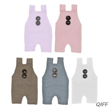 Реквизит для новорожденных; костюм для мальчиков и девочек; Детский комбинезон на пуговицах; наряд для фотосъемки