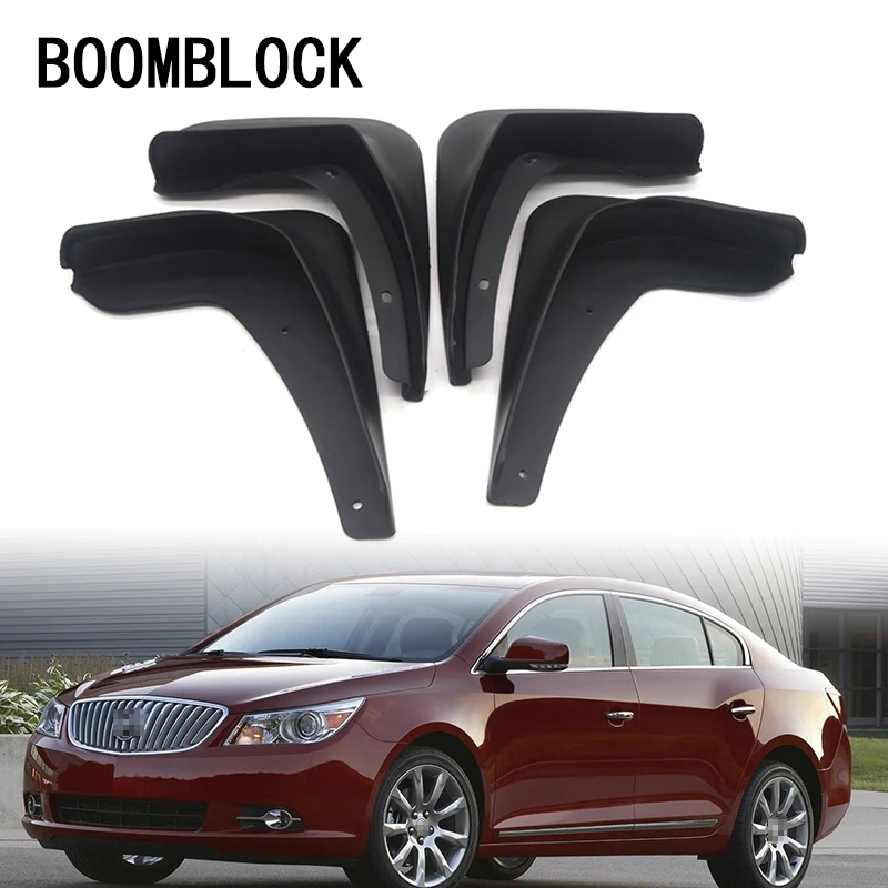 

BOOMBLOCK 1Set/4Pcs Car Front Rear Mudguards For Buick LaCrosse 2010 2011 2012 2013 2014 2015 2016 Accessories Mudflap Fenders
