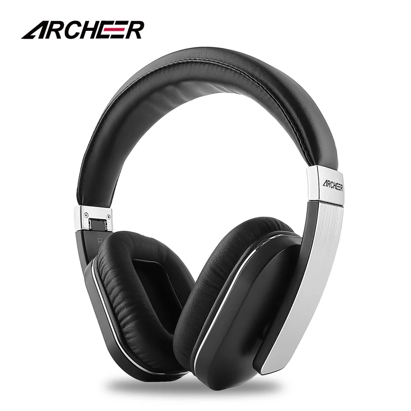 

ARCHEER AH07 Wireless Bluetooth Headphone Foldable Stereo Headphones Soft Ear Cups Adjustable Headset With Mic Support Apt-x