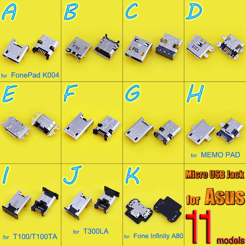 3 шт./лот Micro USB разъем Порты и разъёмы Разъем для ASUS Transformer Book T100 t100t T100TA Планшеты