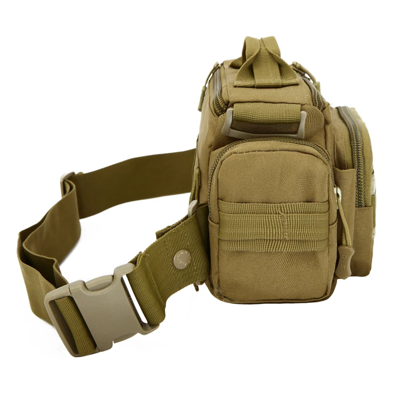 Tactical Outdoor Waterproof Nylon Waist packs men women military Camouflage Chest bag fanny pack riding hunting Photography bags - Image 2