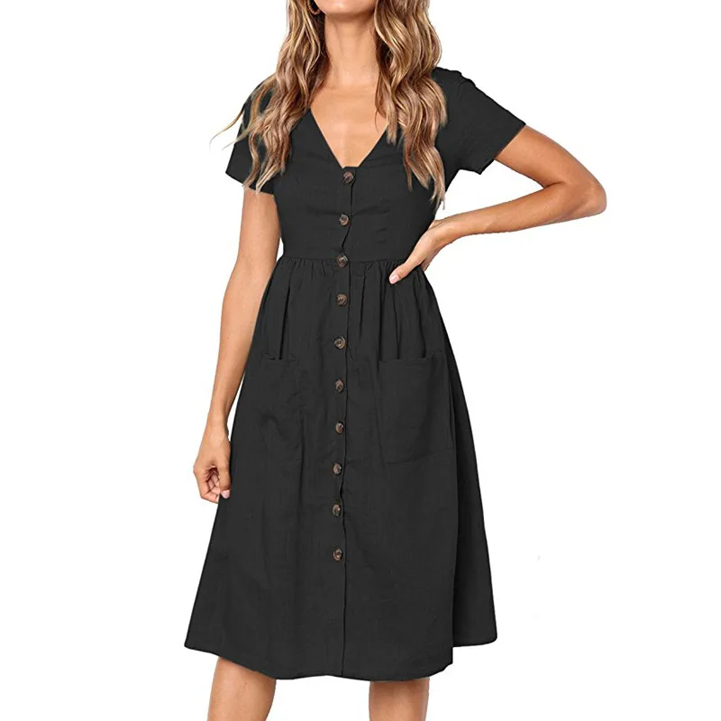 v neck midi dress with short sleeves v neck midi dress with short sleeves