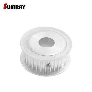 

SUMRAY 3M D type Timing Pulley 35T CNC Belt Pulley 6*5/8*7/10*9mm bore 11/16mm width D type Aluminium Motor Pulley