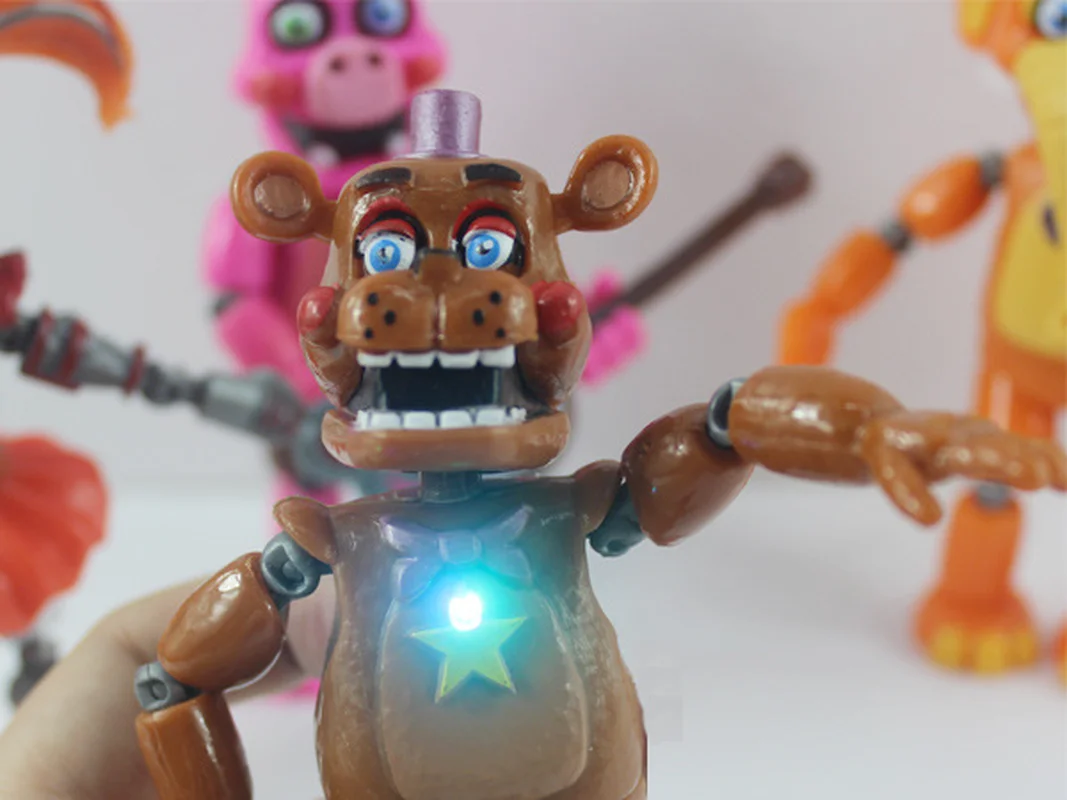 6 шт./компл. FNAF пять ночей Полуночный игрушечный медведь игрушки Fazbears симулятор