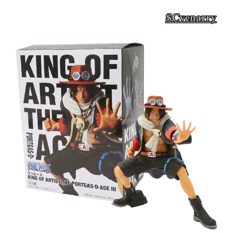 

Anime ONE PIECE KING OF ARTIST Portgas D. Ace III 18cm PVC Action Figure