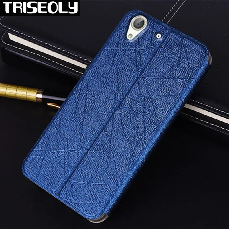 

TRISEOLY Case For HUAWEI Y6II Y6 II 2 Simple Luxury Flip PU Leather Back Cover For Huawei Y6 II Honor 5A 5.5INCH