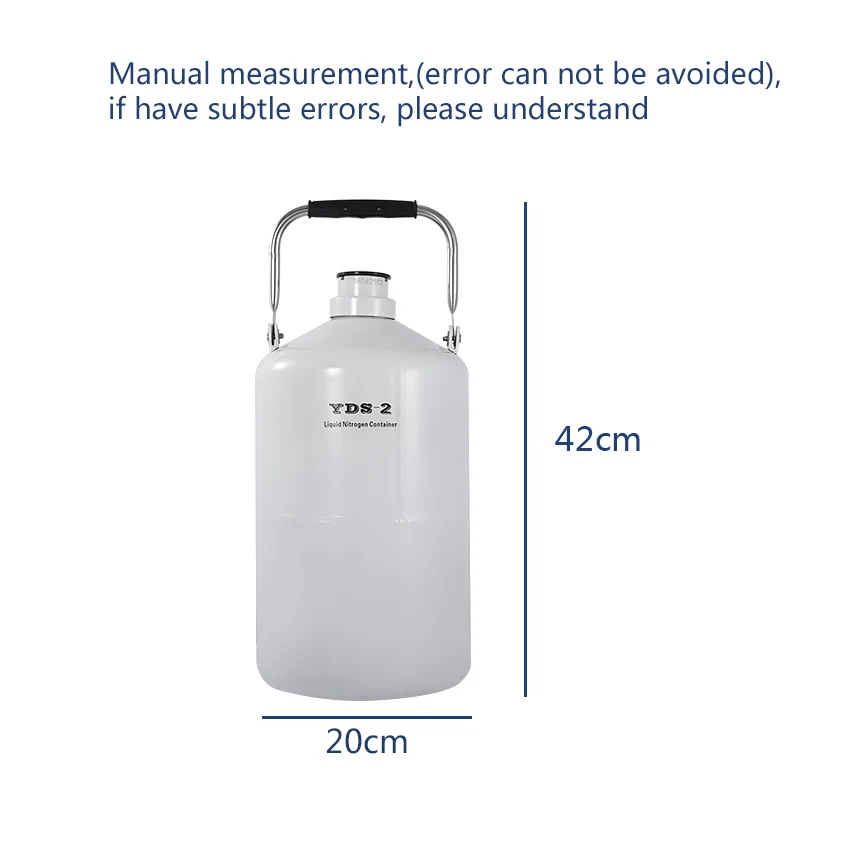 2L YDS-2 контейнер для жидкого азота из алюминиевого сплава контейнер для жидкого азота Dewar nitrogenio Liquid