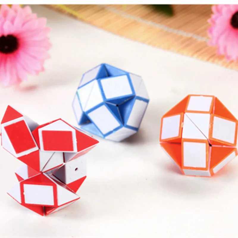 

Variety Ruler Magic Cube Puzzle Strange-shaped Magic Ruler Cube Mini Puzzle Educational Toy for Children Special Toys 3 Colors